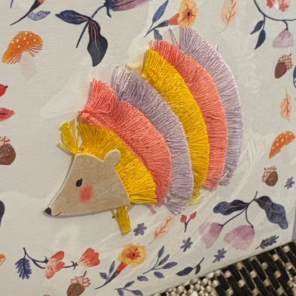 🆕Papyrus Yarn Hedgehog Greeting Card